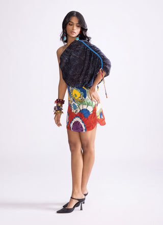 Dora Printed Mini Dress by Saaksha & Kinni, available on Indiaspopup.com