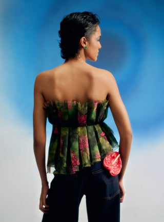Geranium garden printed cabbage top