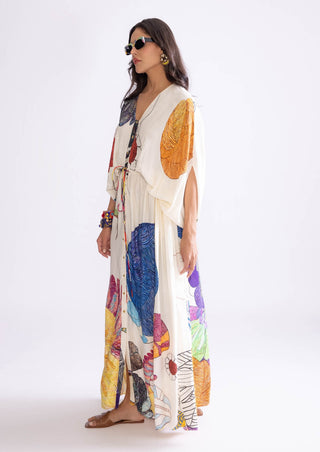 Shiloh Tribal Printed Kaftan by Saaksha & Kinni, available on Indiaspopup.com