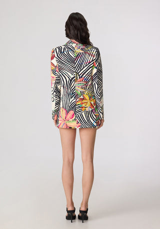 Rebekkah multicolor blazer with Millie dress