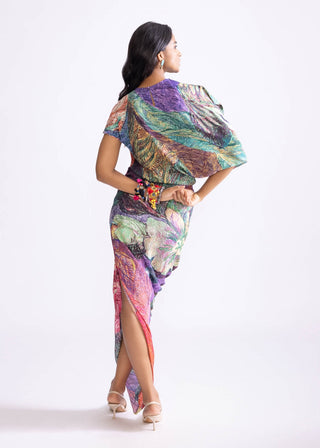 Kai Printed Kaftan Style Dress by Saaksha & Kinni, available on Indiaspopup.com