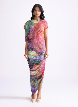 Kai Printed Kaftan Style Dress by Saaksha & Kinni, available on Indiaspopup.com