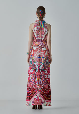 Ella Multicolor Paisley Collared Shirt Dress by Saaksha & Kinni, available on Indiaspopup.com