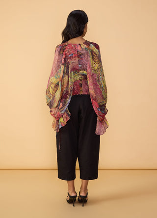 Heather multicolor blouse and loly trousers
