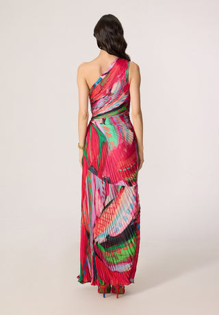 Cleo pink multicolor dress