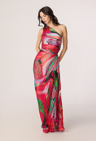Cleo pink multicolor dress