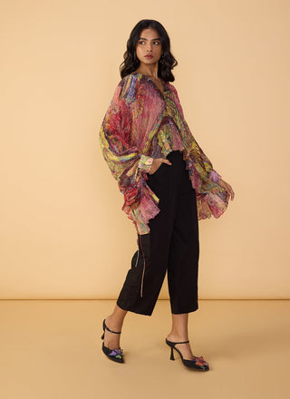 Heather multicolor blouse and loly trousers