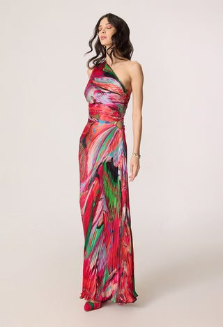 Cleo pink multicolor dress