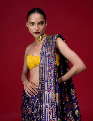 Ekaya Grape Goddess Sari available on indiaspopup