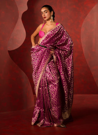 Ekaya Purple True Love Sari available on indiaspopup