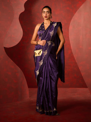 Ekaya Purple Siren Sari available on indiaspopup