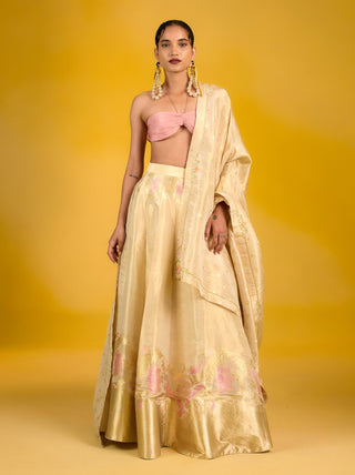 Golden glow lehenga