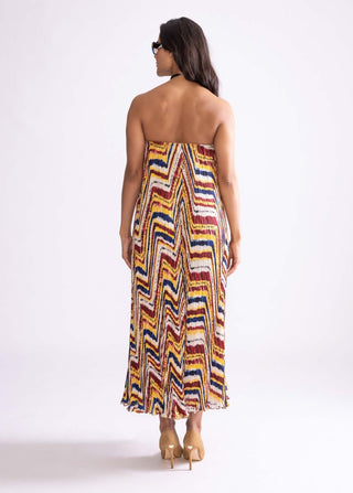 Tova Multicolor Dress by Saaksha & Kinni, available on Indiaspopup.com