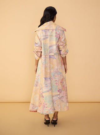 Willow trench jacket and loly trousers set