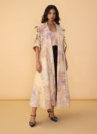 Willow trench jacket and loly trousers set