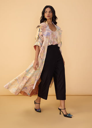 Willow trench jacket and loly trousers set