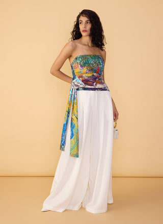 Amina blouse and saylor palazzo