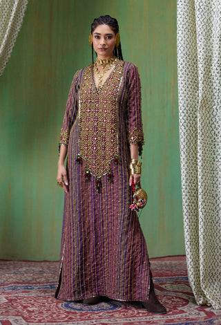 Bela embroidered kaftan