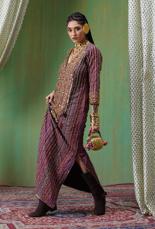 Bela embroidered kaftan