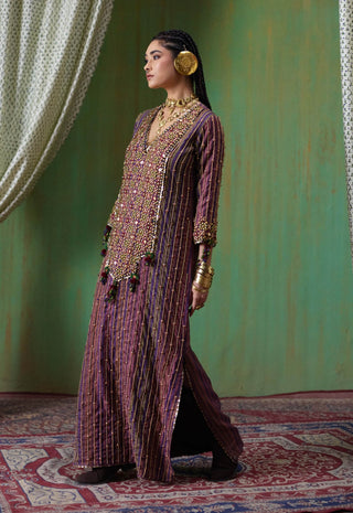 Bela embroidered kaftan