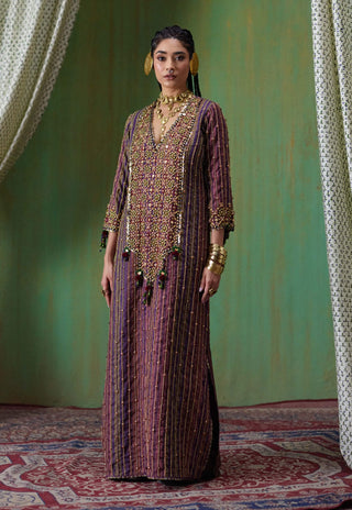 Bela embroidered kaftan
