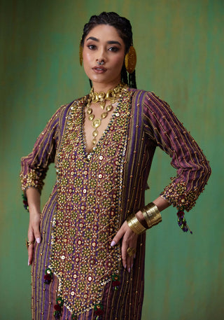 Bela embroidered kaftan