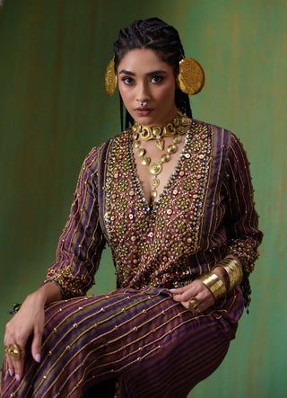 Bela embroidered kaftan