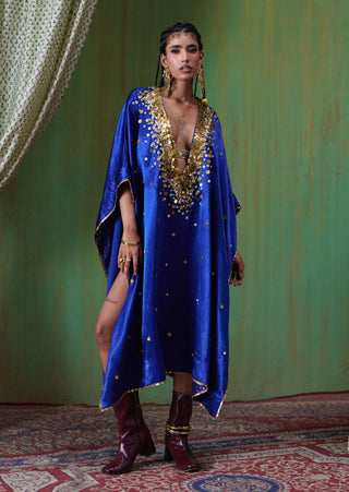 Perzeen embellished kaftan and pants