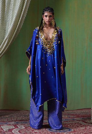 Perzeen embellished kaftan and pants