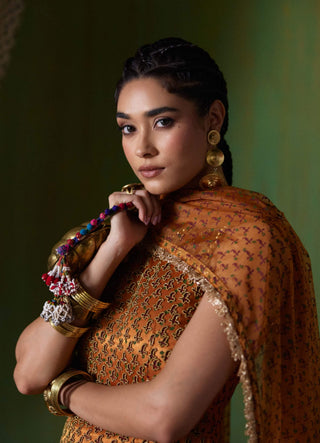 Shabana embroidered kurta and palazzo set