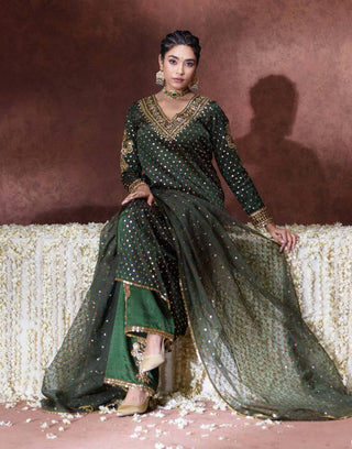 Reet embellished kurta set with dupatta