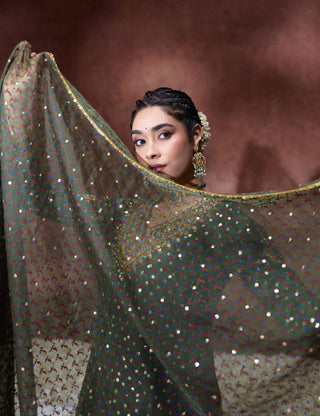 Reet embellished kurta set with dupatta
