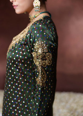 Reet embellished kurta set with dupatta