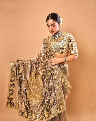 Radha krishna leela sari and blouse