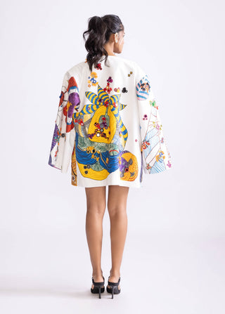 Sefina Multicolor Jacket by Saaksha & Kinni, available on Indiaspopup.com