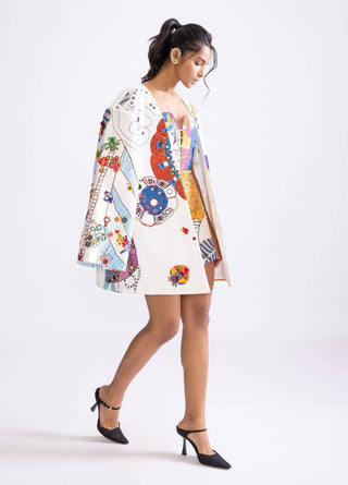 Sefina Multicolor Jacket by Saaksha & Kinni, available on Indiaspopup.com