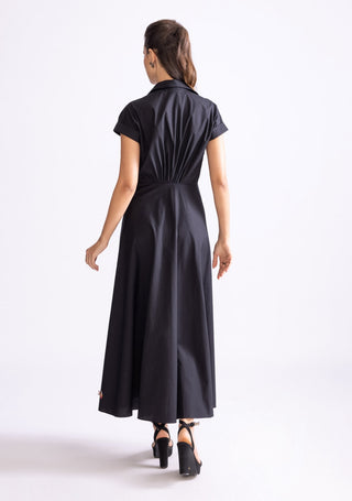 Bow Collared Shirt Dress by Saaksha & Kinni, available on Indiaspopup.com