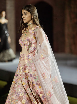 Husna brown mia lehenga set