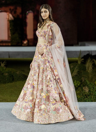 Husna brown mia lehenga set