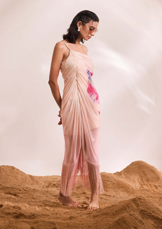 Blossom Pink Sequin Dress by Divya Aggarwal available on Indiaspopup.com