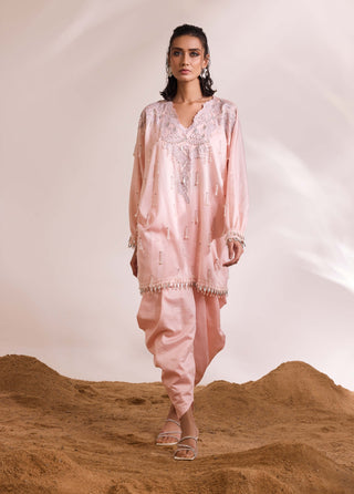 Orion Pink Kaftan And Pants by Divya Aggarwal available on Indiaspopup.com