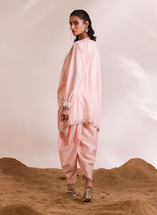 Orion Pink Kaftan And Pants by Divya Aggarwal available on Indiaspopup.com