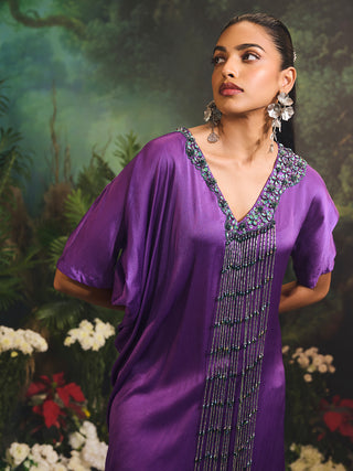 Sage purple kurta and skirt