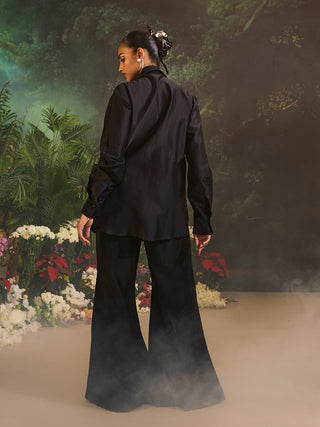 Azalea black shirt and flared pants