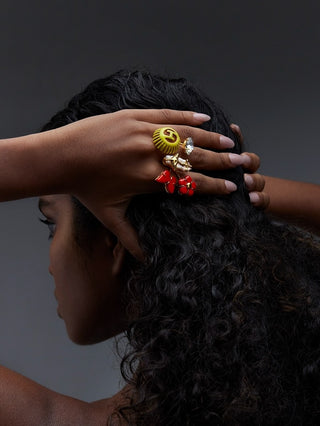 Outhouse Gold Feriae Ring available on indiaspopup