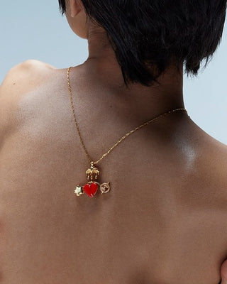 Outhouse Gold Iconette Pendant available on indiaspopup