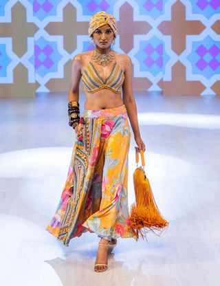 Marigold bralette and skirt