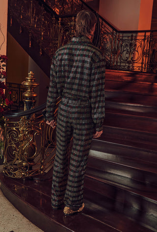 Magnus black shirt and trouser