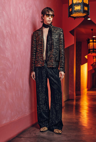 Caelan black jacket and trouser