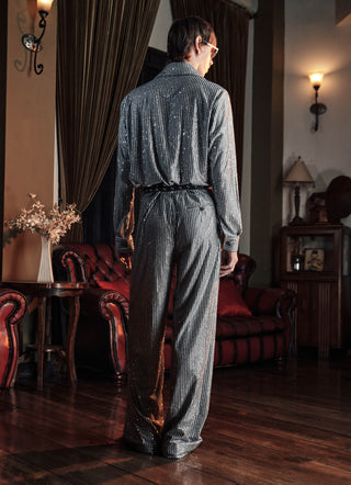 Julien blue shirt and trouser